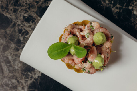 Voorgerecht met schaaldieren