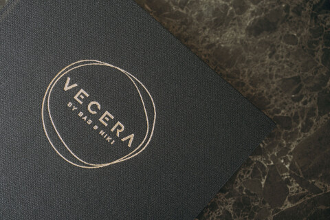 Detail menukaart Vecera