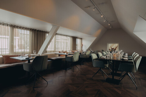 Private dining overzicht van de ruimte